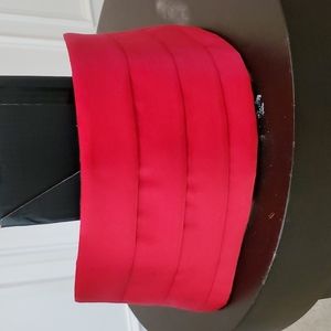 Brandon Michael OS Red Cummerbund